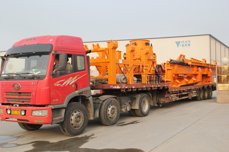 YIFAN-Mobile-Cone-Crushing-Plant-was-Sent-to-SriLanka