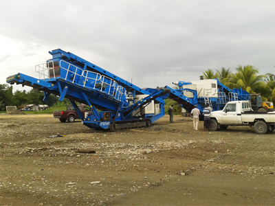 Two new-style mobile crushing plants are successfully used in Solomon
