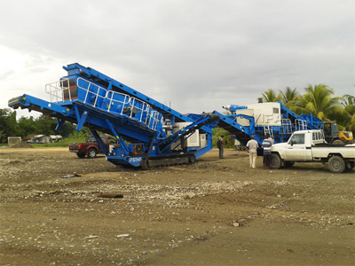 Mobile cone crushing plant