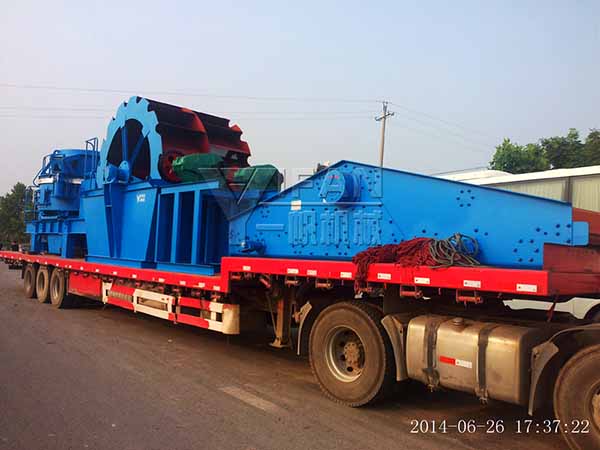 vibrating screen and sand washing machine